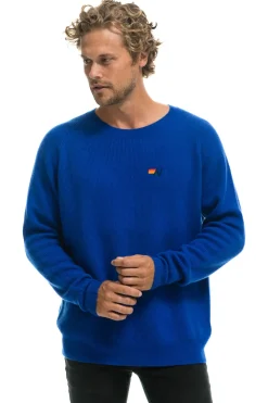 Sweatshirts | Aviator Nation VINTAGE CABIN 2 UNISEX CASHMERE SWEATER - LAPIS