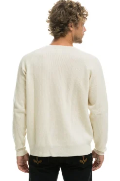 Sweatshirts | Aviator Nation VINTAGE CABIN 2 UNISEX CASHMERE SWEATER - VINTAGE WHITE VINTAGEWHITE