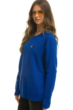Sweatshirts | Aviator Nation VINTAGE CABIN 2 UNISEX CASHMERE SWEATER - LAPIS