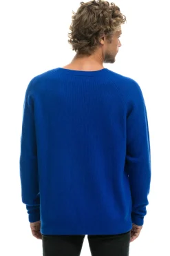 Sweatshirts | Aviator Nation VINTAGE CABIN 2 UNISEX CASHMERE SWEATER - LAPIS