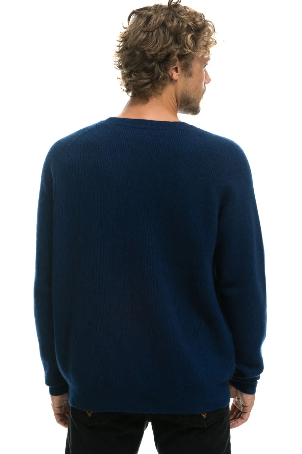 Sweatshirts | Aviator Nation VINTAGE CABIN 2 UNISEX CASHMERE SWEATER - MIDNIGHT
