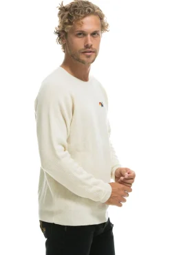 Sweatshirts | Aviator Nation VINTAGE CABIN 2 UNISEX CASHMERE SWEATER - VINTAGE WHITE VINTAGEWHITE