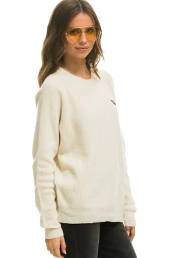 Sweatshirts | Aviator Nation VINTAGE CABIN 2 UNISEX CASHMERE SWEATER - VINTAGE WHITE VINTAGEWHITE