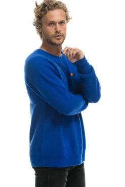 Sweatshirts | Aviator Nation VINTAGE CABIN 2 UNISEX CASHMERE SWEATER - LAPIS