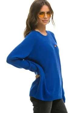 Sweatshirts | Aviator Nation VINTAGE CABIN 2 UNISEX CASHMERE SWEATER - LAPIS
