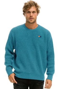 Sweatshirts | Aviator Nation VINTAGE CABIN UNISEX CASHMERE SWEATER - COBALT