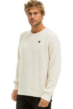 Sweatshirts | Aviator Nation VINTAGE CABIN UNISEX CASHMERE SWEATER - VINTAGE WHITE VINTAGEWHITE