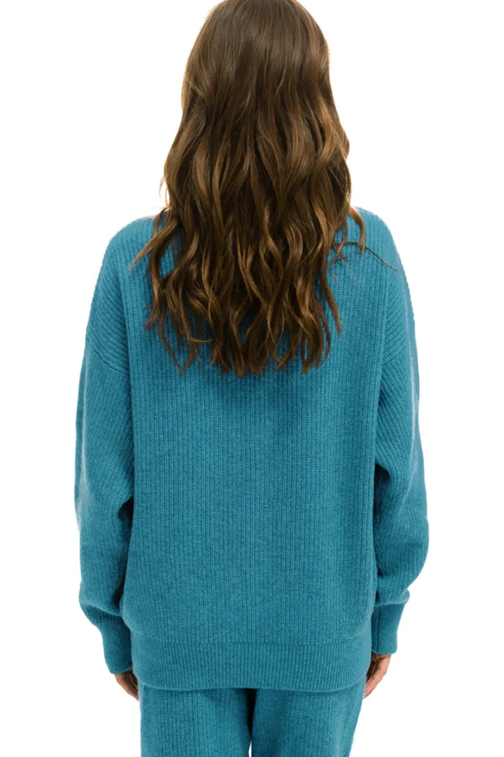 Sweatshirts | Aviator Nation VINTAGE CABIN UNISEX CASHMERE SWEATER - COBALT