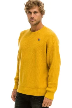 Sweatshirts | Aviator Nation VINTAGE CABIN UNISEX CASHMERE SWEATER - GOLD