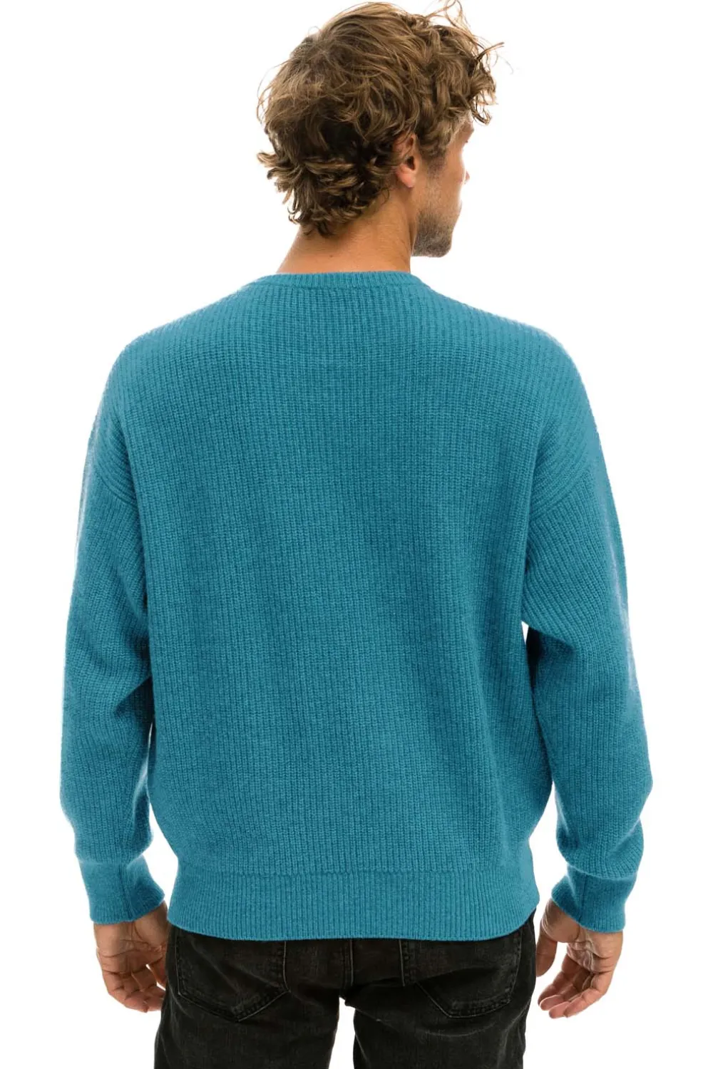 Sweatshirts | Aviator Nation VINTAGE CABIN UNISEX CASHMERE SWEATER - COBALT