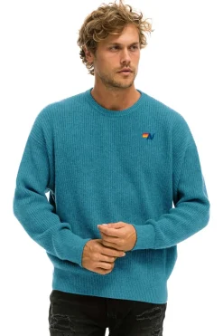 Sweatshirts | Aviator Nation VINTAGE CABIN UNISEX CASHMERE SWEATER - COBALT