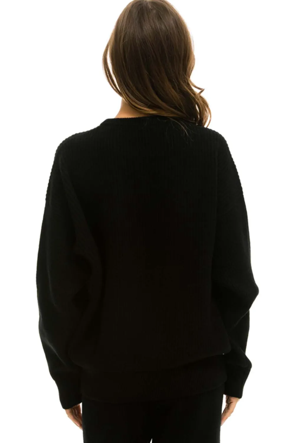 Sweatshirts | Aviator Nation VINTAGE CABIN UNISEX CASHMERE SWEATER - BLACK