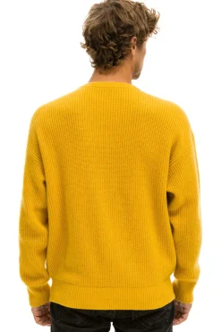 Sweatshirts | Aviator Nation VINTAGE CABIN UNISEX CASHMERE SWEATER - GOLD