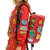 Backpacks | Backpacks | Aviator Nation VINTAGE PATCH PUFFER BACKPACK - CHERRY GLOSSY CHERRYGLOSSY