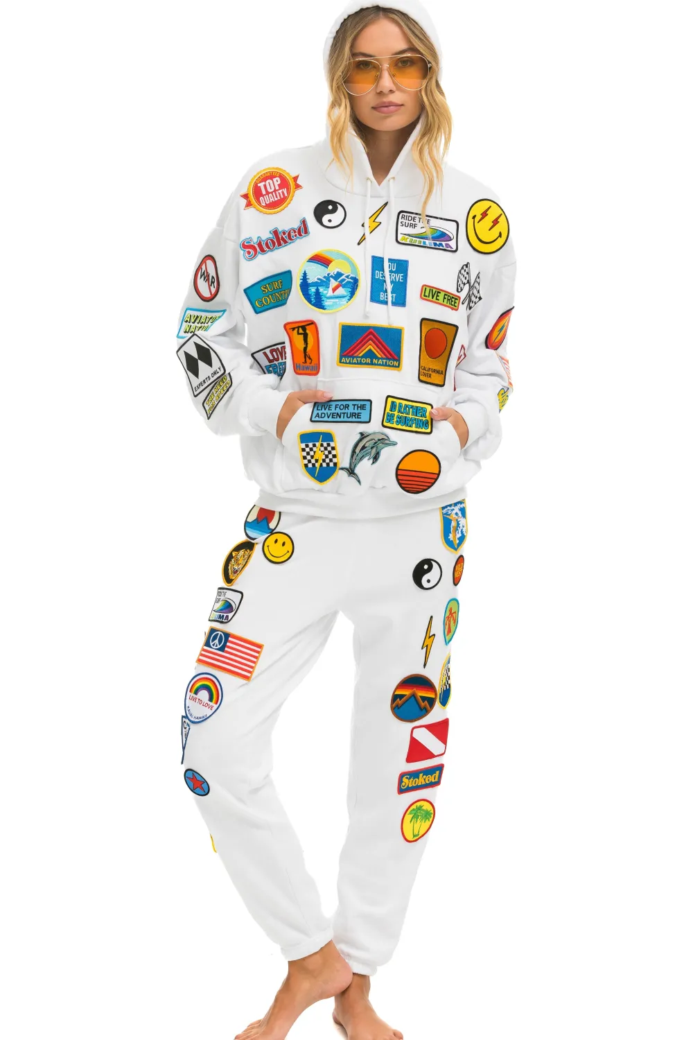 Hoodies | Hoodies | Aviator Nation VINTAGE PATCH RELAXED PULLOVER HOODIE- WHITE {{threshold-message}}","qty":0,"threshold":"Soldout","operator":"<="},{"msg":"{{location-name}}-{{threshold-message}}","qty":4,"threshold":"Lowstock","operator":"<="},{"msg":"{{location-name}}-{{threshold-message}}","qty":5,"threshold":"Highstock","operator":