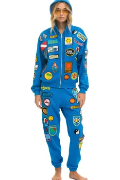 Sweatpants | Aviator Nation VINTAGE PATCH SWEATPANTS - OCEAN