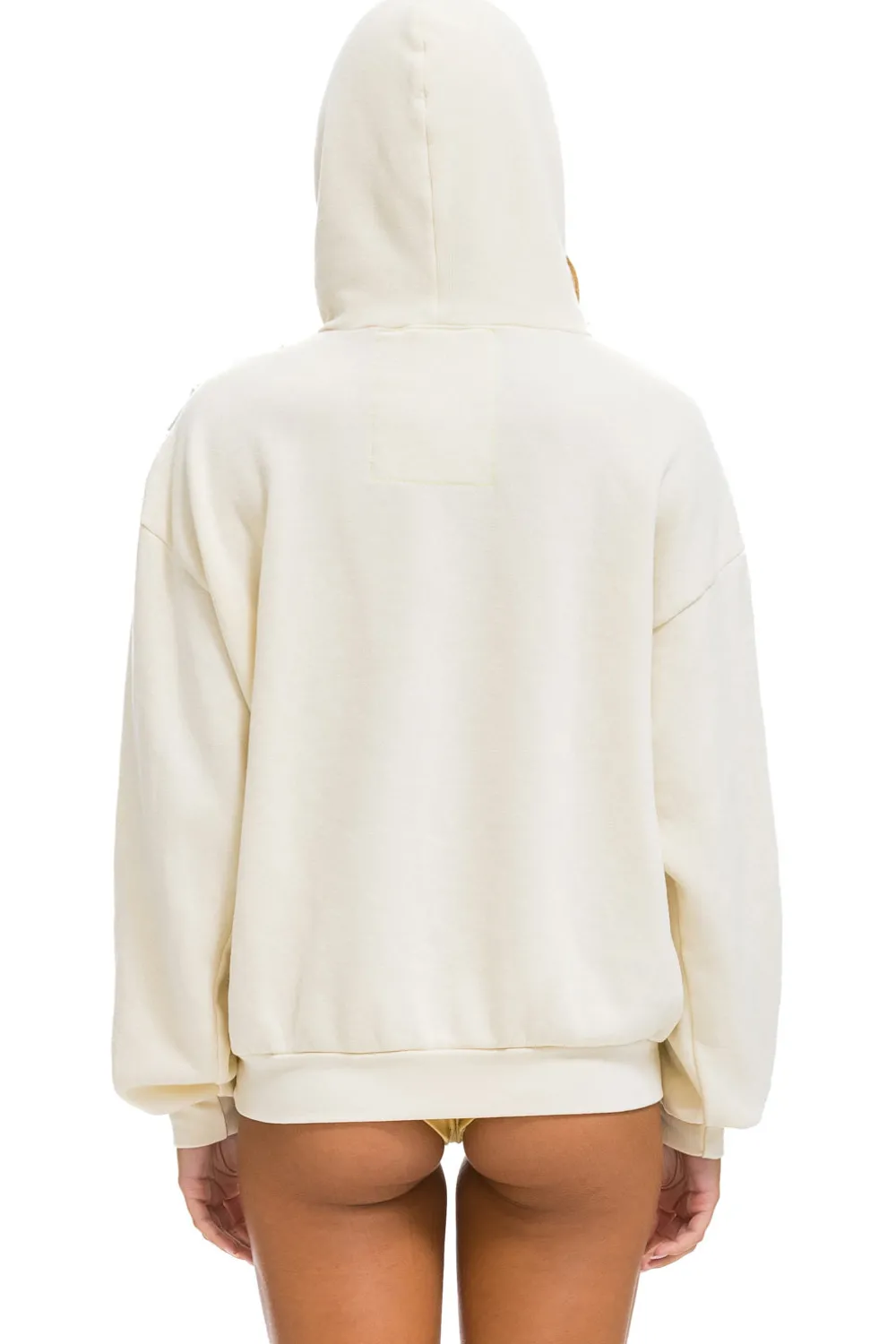 Hoodies | Hoodies | Aviator Nation WAVE STRIPE 4 PULLOVER HOODIE RELAXED - VINTAGE WHITE // VINTAGE WHITE VINTAGEWHITE//VINTAGEWHITE