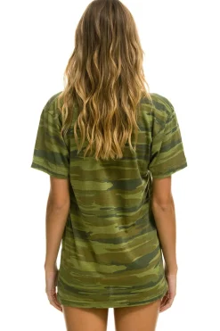 Tees | Collab Merchandise | Aviator Nation WINDY CITY SMOKEOUT 2024 CREW TEE SHIRT - CAMO
