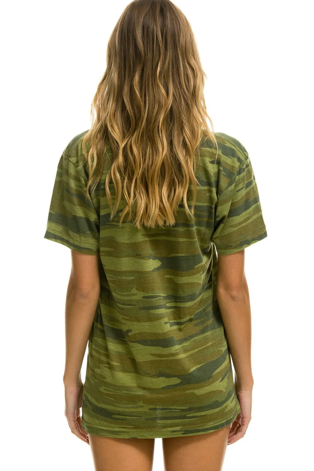 Tees | Collab Merchandise | Aviator Nation WINDY CITY SMOKEOUT 2024 CREW TEE SHIRT - CAMO
