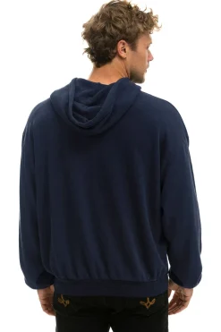Hoodies | Collab Merchandise | Aviator Nation WINDY CITY SMOKEOUT 2024 PULLOVER HOODIE RELAXED - NAVY