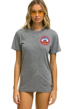 Tees | Collab Merchandise | Aviator Nation WINDY CITY SMOKEOUT 2023 TEE - HEATHER GREY HEATHERGREY