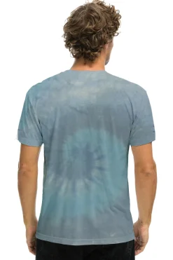 Tees | Collab Merchandise | Aviator Nation WINDY CITY SMOKEOUT 2023 TEE - TIE DYE HEATHER BLUE TIEDYEHEATHERBLUE