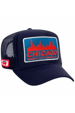 Collab Merchandise | Collab Merchandise | Aviator Nation WINDY CITY SMOKEOUT 2024 VINTAGE LOW RISE TRUCKER