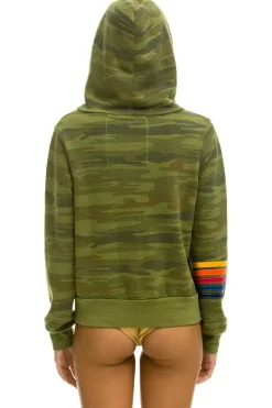Hoodies | Collab Merchandise | Aviator Nation WINDY CITY SMOKEOUT 2024 ZIP HOODIE - CAMO