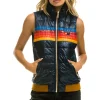 Vests | Aviator Nation WOMEN'S 5 STRIPE VEST - GLOSSY NAVY GLOSSYNAVY