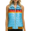 Vests | Aviator Nation WOMEN'S 5 STRIPE VEST - GLOSSY SKY GLOSSYSKY